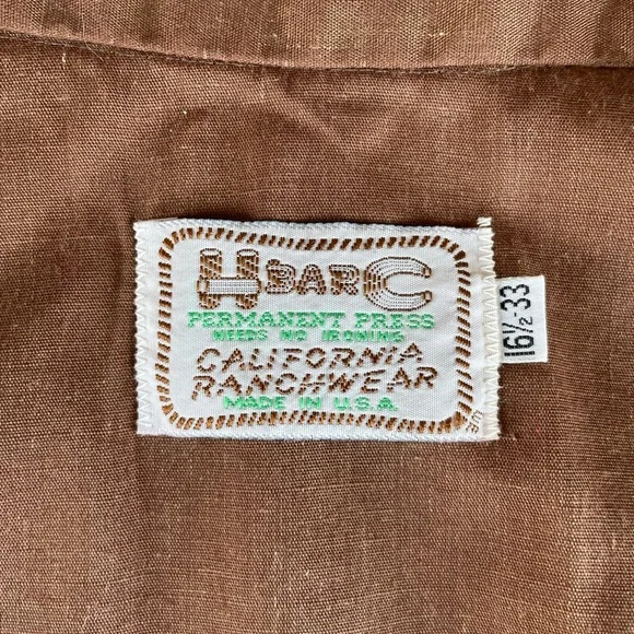 H bar C | 1970s California Ranchwear button down - Picture 7 of 7